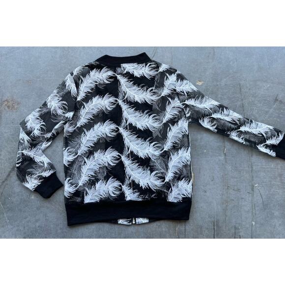 6 for $20 Night EIF Embroidered Bomber Jacket M - Picture 3 of 5